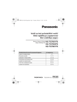 Panasonic KXTG7852FX Instrucțiuni de utilizare