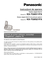 Panasonic KXTG8521FX Instrucțiuni de utilizare