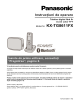 Panasonic KXTG8611FX Instrucțiuni de utilizare
