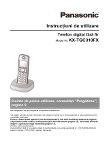 Panasonic KXTGC310FX Instrucțiuni de utilizare