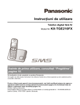 Panasonic KXTGE210FX Instrucțiuni de utilizare