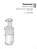 Panasonic MJL600 Instrucțiuni de utilizare