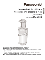 Panasonic MJL500 Instrucțiuni de utilizare