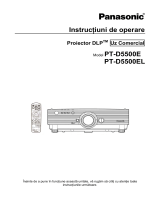 Panasonic PT-D5500E Instrucțiuni de utilizare
