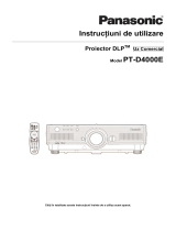 Panasonic PTD4000E Instrucțiuni de utilizare