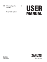 Zanussi ZWG3105 Manual de utilizare