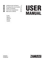 Zanussi ZOB282NC Manual de utilizare