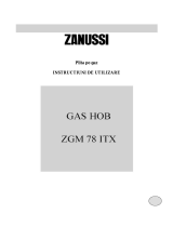 Zanussi ZGM78ITX Manual de utilizare