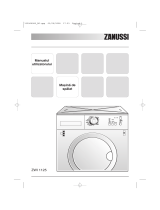 Zanussi ZWI1125 Manual de utilizare