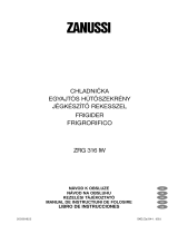 Zanussi ZRG316IW Manual de utilizare