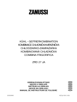 Zanussi ZRD27JA Manual de utilizare