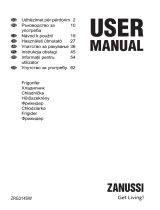 Zanussi ZRG314SW Manualul utilizatorului