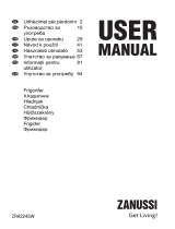 Zanussi ZRA324SW Manual de utilizare