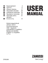 Zanussi ZRT623W Manualul utilizatorului