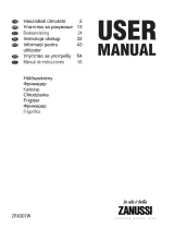 Zanussi ZRX307W Manual de utilizare