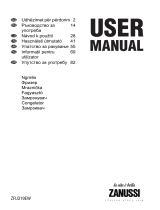Zanussi ZFU319EW Manual de utilizare