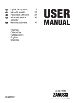 Zanussi ZRG416IW Manual de utilizare