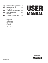 Zanussi ZRA624SW Manual de utilizare