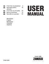 Zanussi ZRA619SW Manual de utilizare