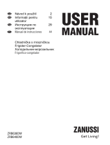Zanussi ZRB636DW Manual de utilizare