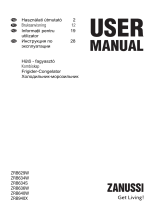 Zanussi ZRB640W Manualul utilizatorului