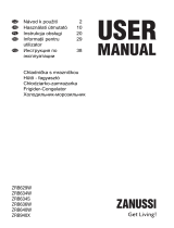 Zanussi ZRB636W Manualul utilizatorului