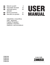 Zanussi ZRB634W Manual de utilizare
