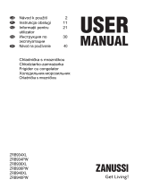 Zanussi ZRB940XL Manualul utilizatorului
