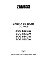 Zanussi ZCG555GW Manual de utilizare