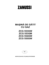 Zanussi ZCG554GW Manual de utilizare