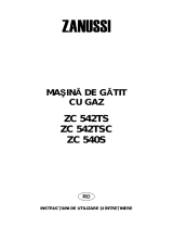 Zanussi ZC542TSC Manual de utilizare