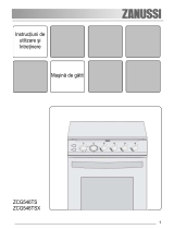 Zanussi ZCG546TS Manual de utilizare