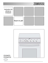 Zanussi ZCG546TS Manual de utilizare