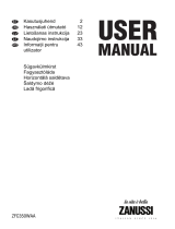 ZANKER ZFC350WAA Manual de utilizare