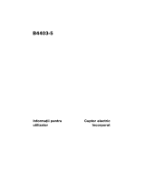 Aeg-Electrolux B4403-5-A Manual de utilizare