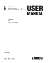 Zanussi ZGG66424XA Manual de utilizare