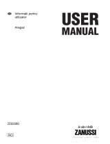 Zanussi ZCG558GX Manual de utilizare