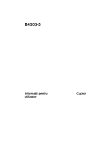 Aeg-Electrolux B4503-5-M Manual de utilizare