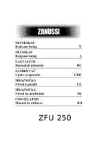 Zanussi ZFU25O Manual de utilizare