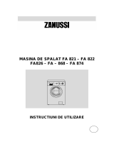 Zanussi FA826HYDRO Manual de utilizare