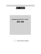 Zanussi ZDS200 Manual de utilizare