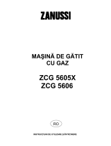 Zanussi ZCG5606 Manual de utilizare