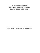 Aeg-Electrolux FOEN_PROF Manual de utilizare