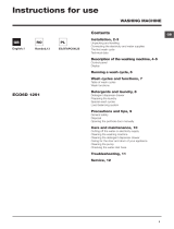 Indesit ECO6D 1291 (EU) Manualul utilizatorului