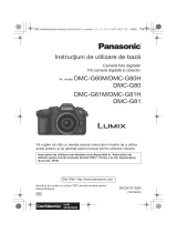 Panasonic DMCG80H Instrucțiuni de utilizare