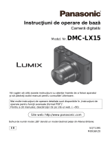 Panasonic DMCLX15 Instrucțiuni de utilizare