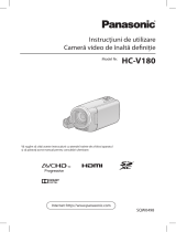 Panasonic HCV180 Instrucțiuni de utilizare