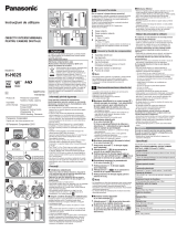 Panasonic HH025 Instrucțiuni de utilizare