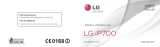 LG LGP700.AOREWH Manual de utilizare