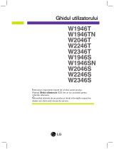 LG W1946T-BF Manual de utilizare